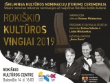 ROKIŠKIO KULTŪROS VINGIAI 2019